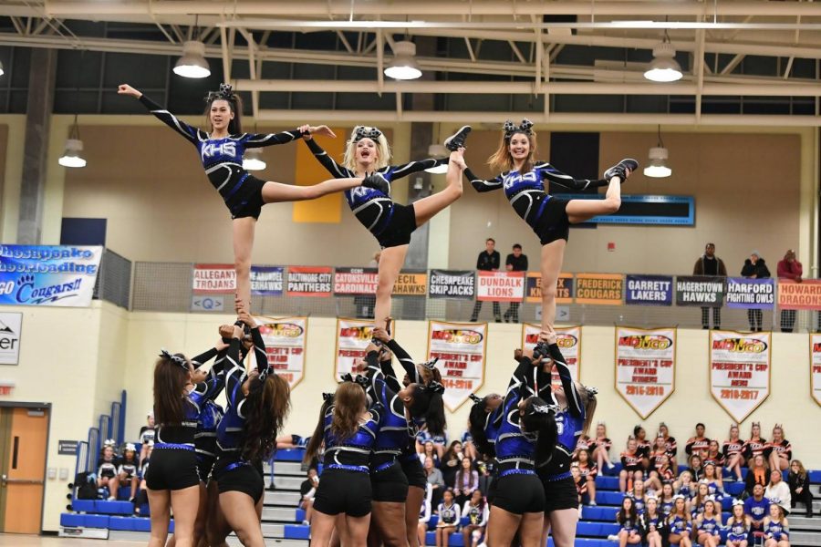 Kenwood+Cheerleading+at+Regionals.+