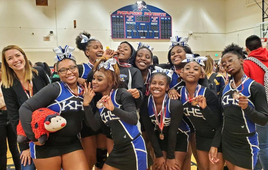 Kenwood High School Varsity Cheerleading Finished 2nd in Baltimore County and 12th in State