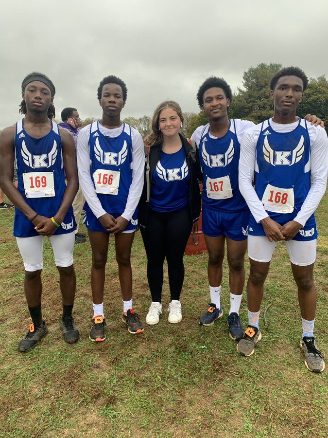 Cross Country runners at the conclusion of the Regional Meet.