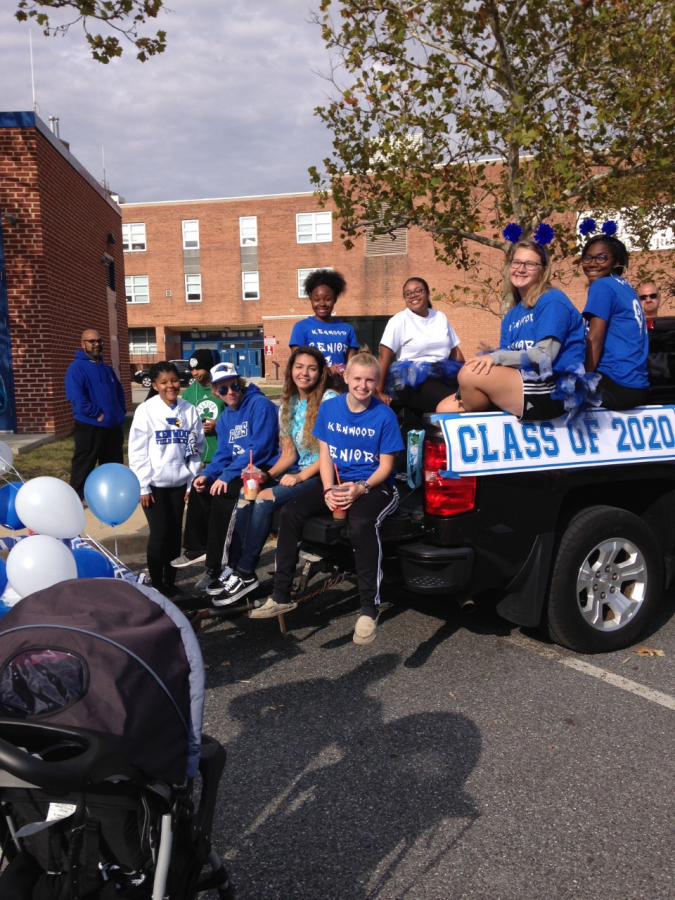 Getting ready for Homecoming Parade 2019