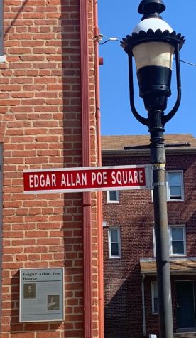 Edgar Allan Poe House in Baltimore, Maryland. 