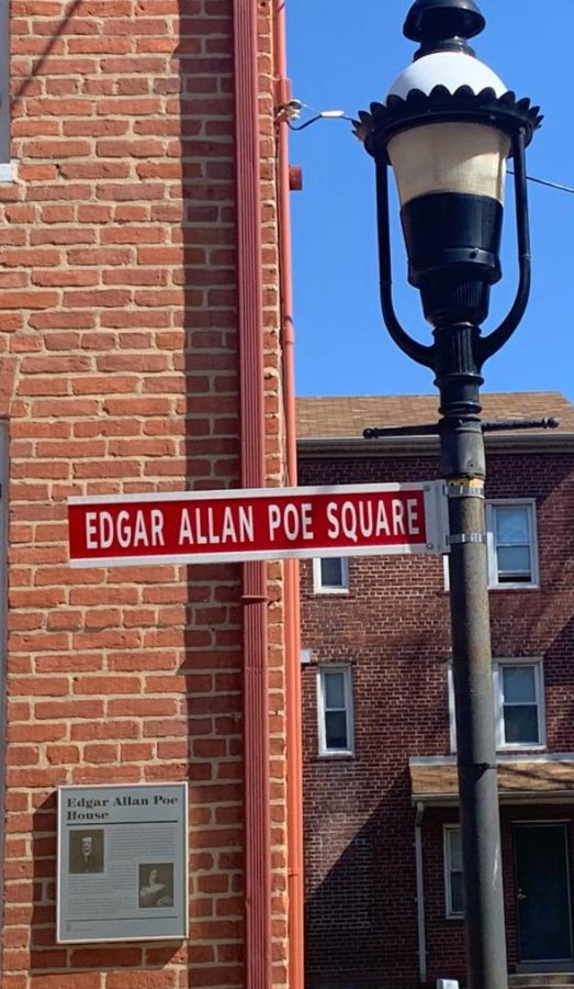 Edgar Allan Poe House in Baltimore, Maryland. 