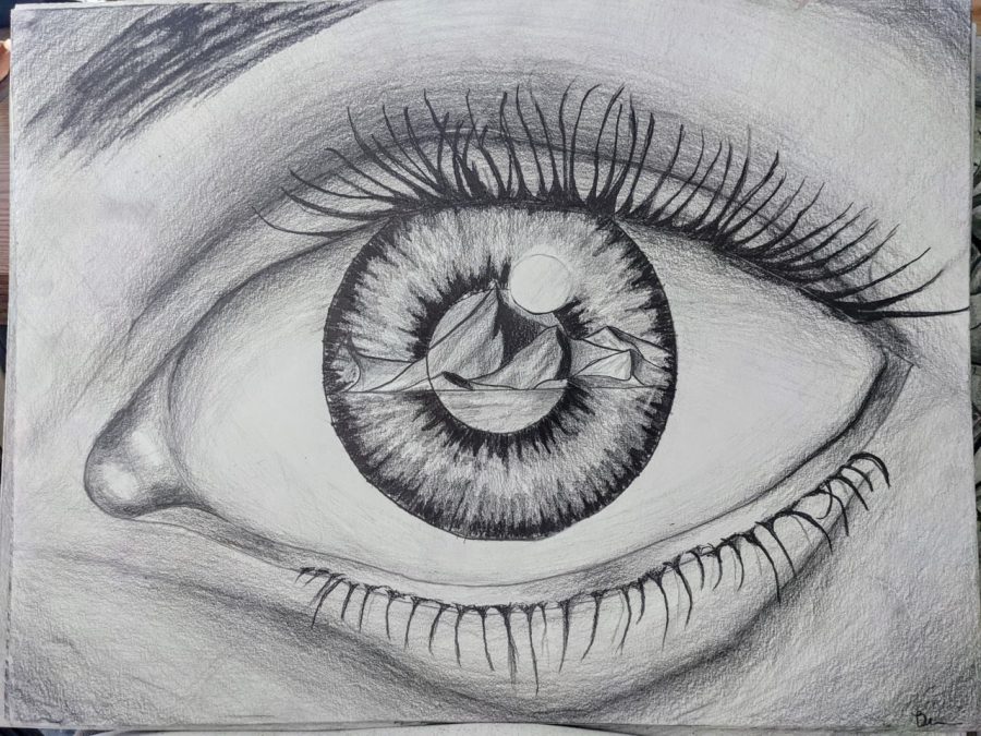 Eye Reflection artwork by Dominick Linares