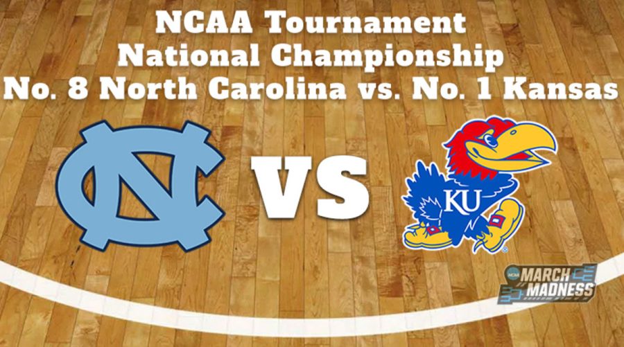 North Carolina and Kansas with face off in the NCAA Championship tonight April 4. 