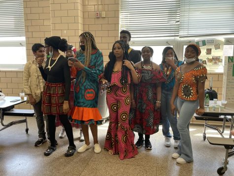 Students dressed to represent their culture for Cultural Day on April 22. 