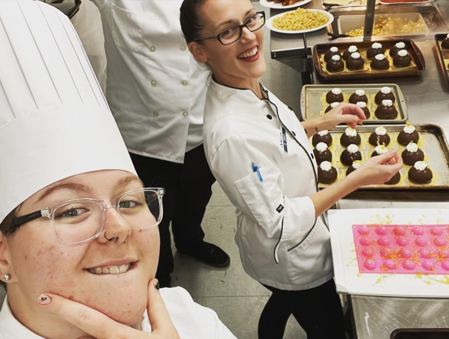 Chef G and her culinary students catered the JROTC military ball.