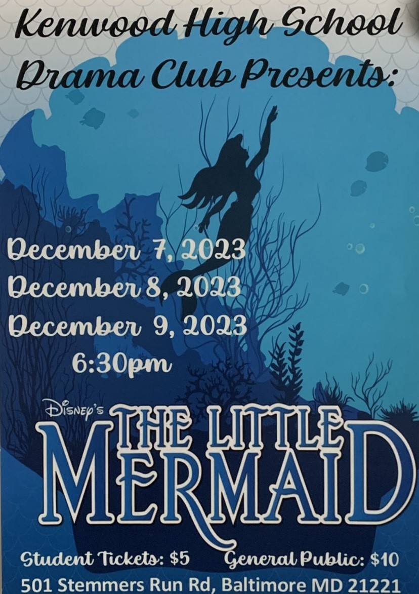Kenwood’s Drama Club to Present Disney’s “The Little Mermaid” Dec 6-8