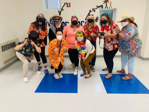 A throwback to Spirit Week during the Pandemic when teachers got to dress in their travel clothes to reflect their passion for traveling on their time away from teaching. 